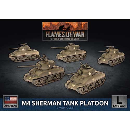 US M4 Sherman Tank Platoon