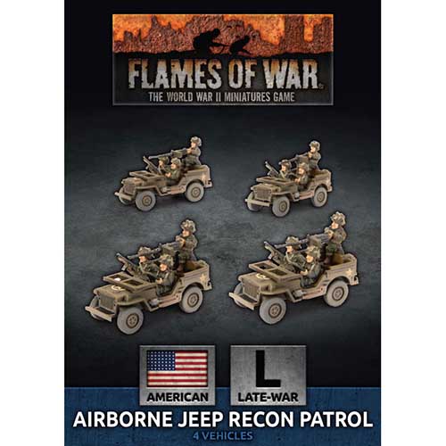 US Airborne Jeep Recon Patrol